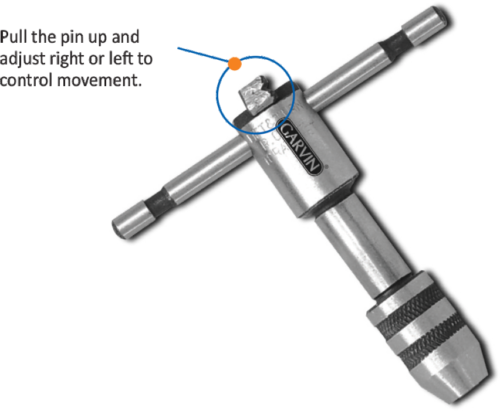 T-Tap Wrench - Ratchet # 111R - 1/16 – 5/32”