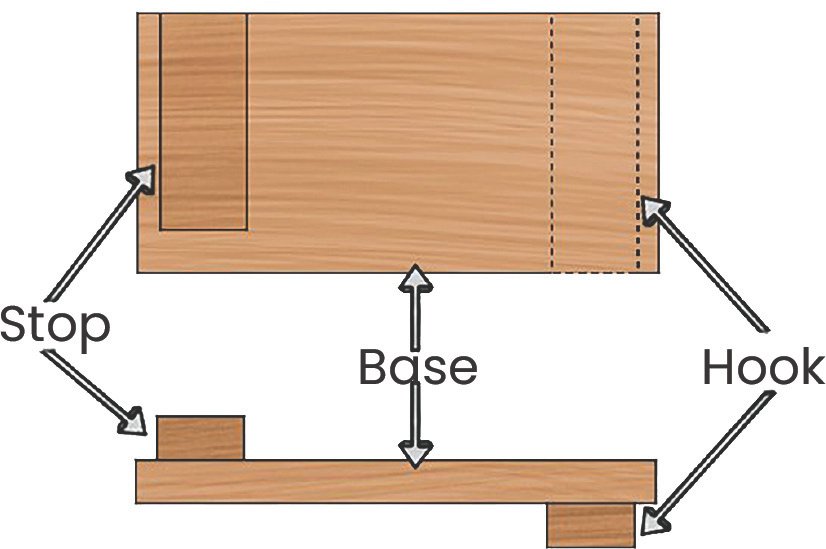 Bench Hook - 10"x5" (250x125mm) - Image 2